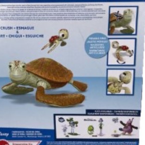 Disney Pixar Crush & Squirt Finding Nemo Action Playset SEALED🆕FAST😮‍💨⚡🚚 - Picture 13 of 16